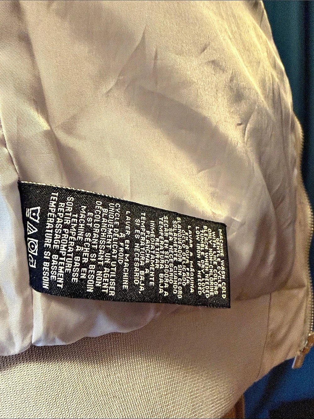 Members Only Iconic Racer Jacket Soft Grey Size Medium - Picture 7 of 7